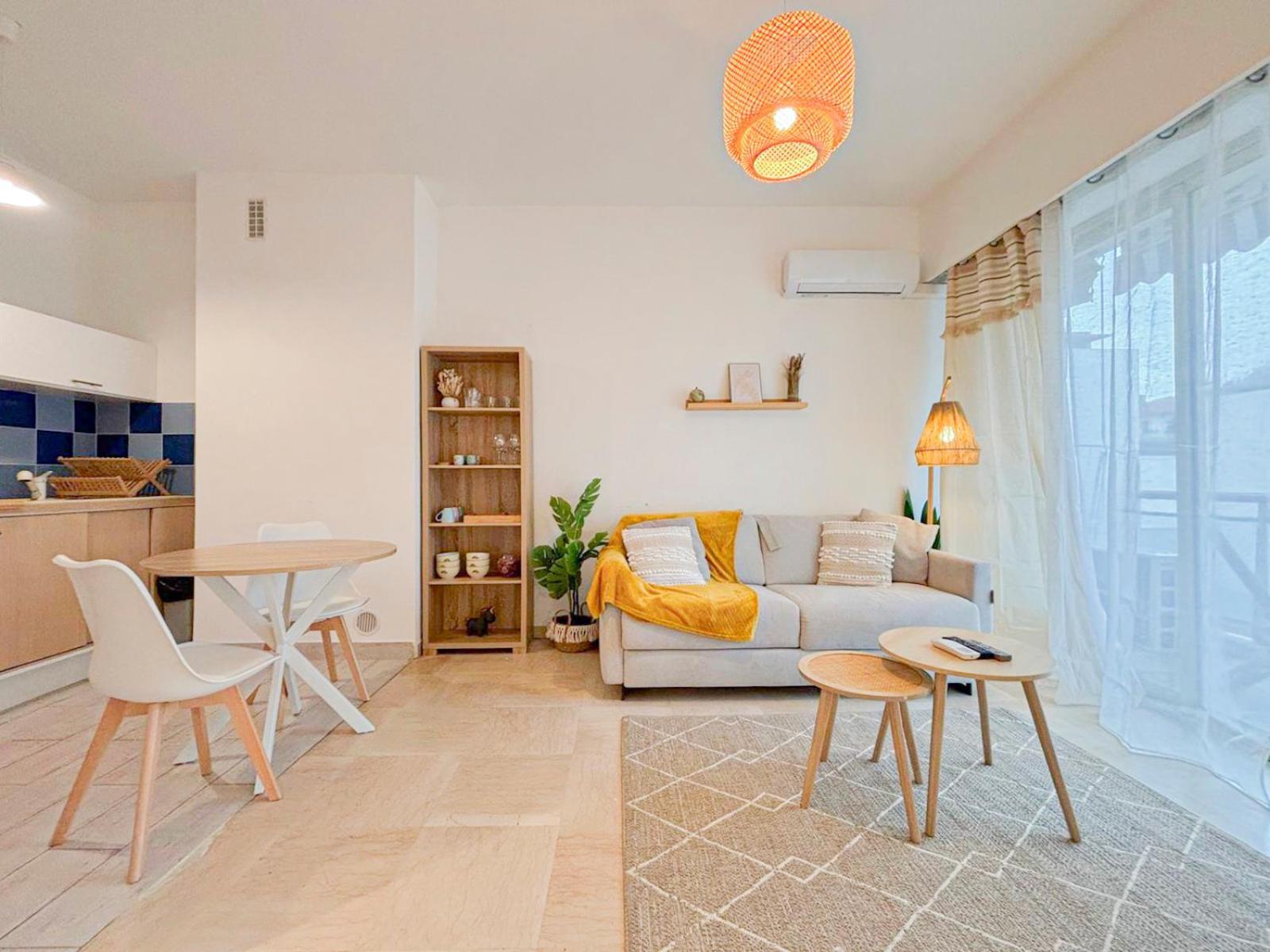 Plage, Promenade & Confort - Wifi, Ac, 4 Pers Nizza